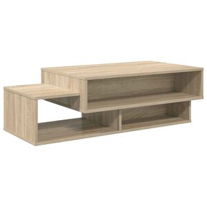 vidaXL Масичка за кафе Сонома дъб 105 x 50 x 32,5 см