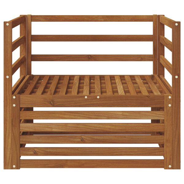 vidaXL 2 Брой Диван с подлакътници Естествен