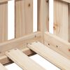 vidaXL Рамка за детско легло тип къща, 80x200 см, борово дърво масив