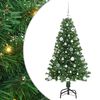 vidaXL С изкуствено коледно дърво с 150 LED светодиода Зелен 150 cm