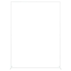 vidaXL Сватбена арка Бяло 150 x 49,5 x 200 см Стомана