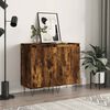 vidaXL Бюфети 2 бр опушен дъб 40x35x70 см инженерно дърво