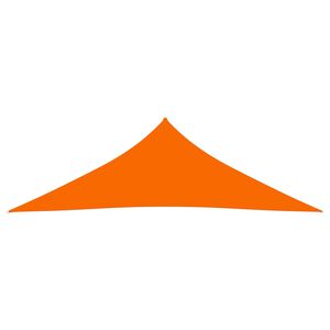 vidaXL Платно-сенник, Оксфорд плат, триъгълно, 3x3x4,24 м, оранжево