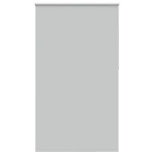 vidaXL Ролкова щора Blackout Светло сиво 125x230 cm Ширина на плата