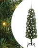vidaXL С изкуствено коледно дърво с 150 LED светодиода Зелен 150 cm