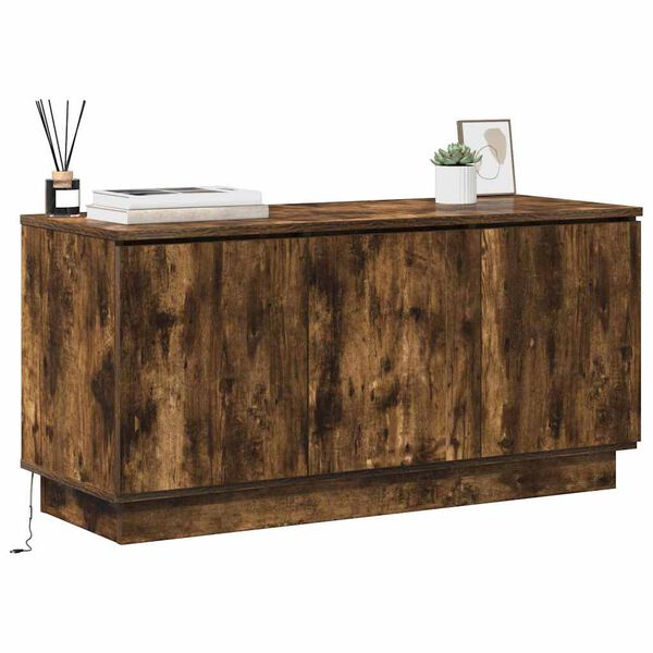 vidaXL ТВ шкаф Димян дъб 100 x 38 x 49 см Инженерно дърво