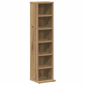 vidaXL Шкаф за CD Artisan Oak 21x20x88 cm Инженерна дървесина