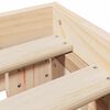 vidaXL Рамка за легло без матрак, 120x200 см, масивна чамова дървесина
