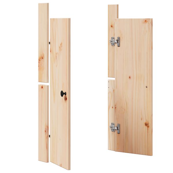 vidaXL Кухненска врата MEPPEL 2 pcs Крем 50 x 9 x 82 см