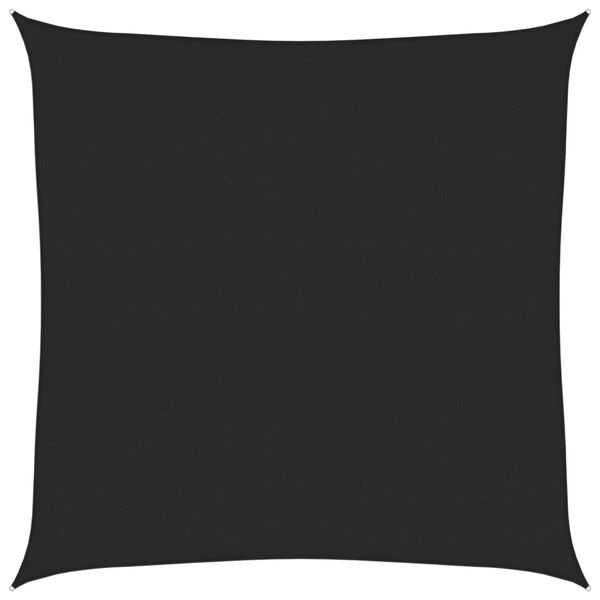 vidaXL Платно-сенник, 160 г/м&sup2;, черно, 4,5x4,5 м, HDPE