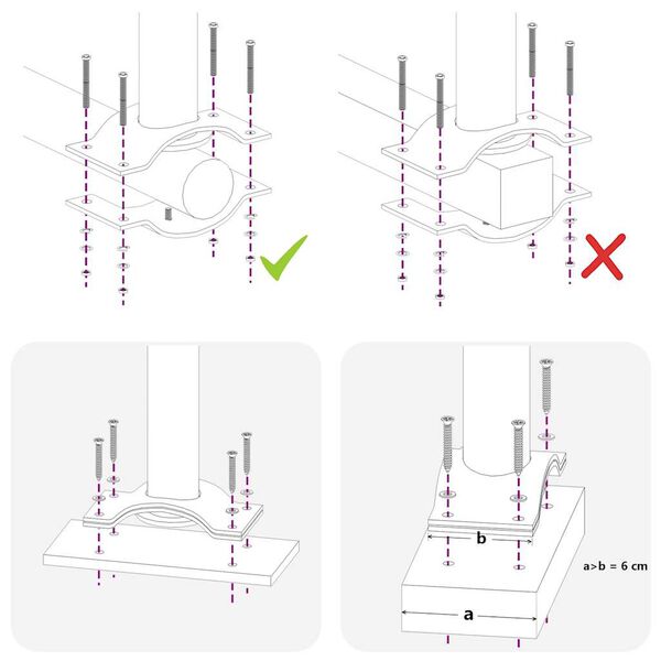 vidaXL Прибираща се дворна странична тента, 80x300 см, кремава