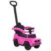 vidaXL Количка за бутане и яздене G63 розова