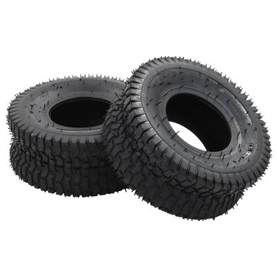 vidaXL Външни и вътрешни гуми за количка, 4 бр, 15x6,00-6 4PR, каучук