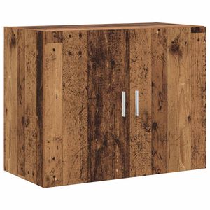 vidaXL Стенен шкаф Старо дърво 80 x 42,5 x 64 см Инженерна дървесина