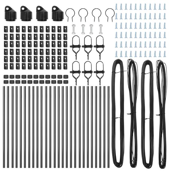 vidaXL Стълб за ограда. 26 pcs Сив 3,2 x 3,2 x 80 см