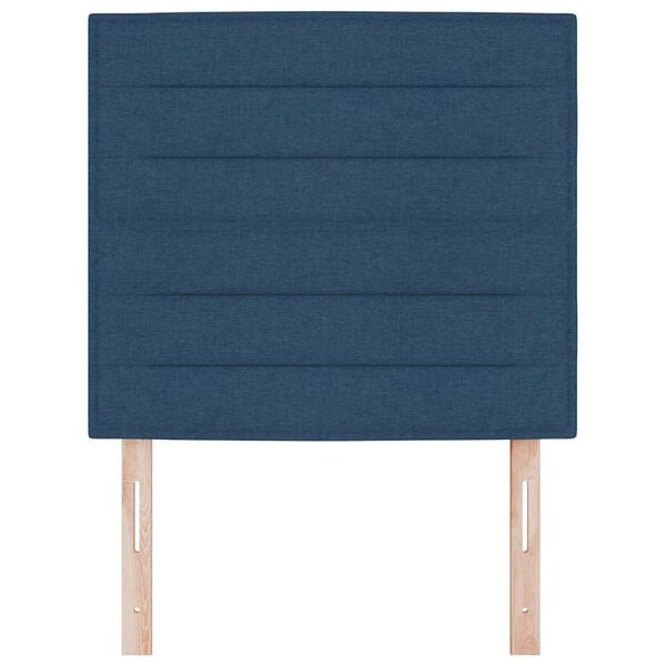 vidaXL Облегалка за глава Синьо 100 cm текстил