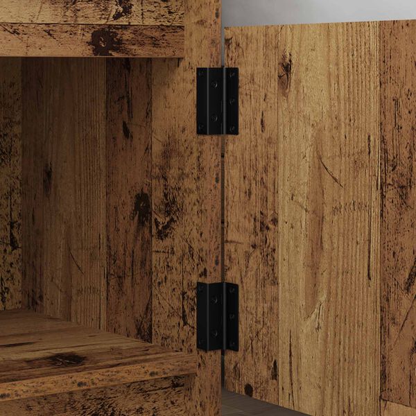 vidaXL Панта 12 pcs Черно 38 x 17 x 60 мм Желязо