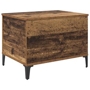 vidaXL Масичка за кафе Старо дърво 60 x 44,5 x 45 см