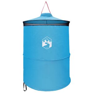 vidaXL Палатка за тоалетна с висящо въже Синьо 97 x 126 см