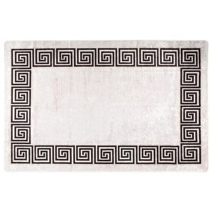 vidaXL Килим, миещ се, 80x150 см, светлобежов