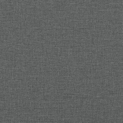 vidaXL Пейка, тъмносива, 81,5x41x49 см, текстил