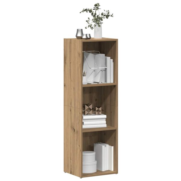 vidaXL Шкаф за книги Artisan Oak 36x30x114 cm Инженерна дървесина
