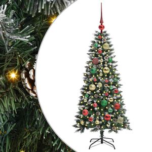 vidaXL С изкуствено коледно дърво Зелено 120 cm