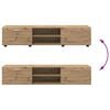 vidaXL Комплект ТВ шкаф с чекмедже с рафт FLORIN Дъб Инженерно дърво