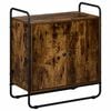vidaXL Бюфет Опушен дъб 68 x 35 x 75 cm Обработено дърво