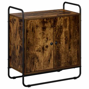 vidaXL Бюфет Опушен дъб 68 x 35 x 75 cm Обработено дърво