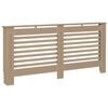 vidaXL Параван за радиатор, 172x19x81,5 см, МДФ