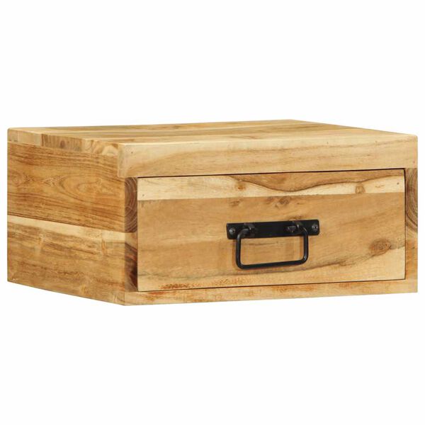 vidaXL Стенни нощни шкафчета 2 бр. масивна дървесина акация