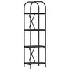 vidaXL Рафт за книги 4 нива 40 x 30 x 146 см Инженерна дървесина