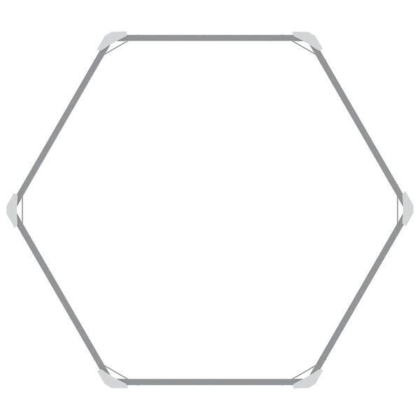 vidaXL Повдигната леха антрацит 129x129x77 см поцинкована стомана