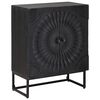 vidaXL Служебен шкаф Черен 55 x 30 x 70 см