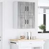 vidaXL Кухненски шкаф 2 pcs Сив Сонома 60 x 31 x 40 см Инженерно дърво
