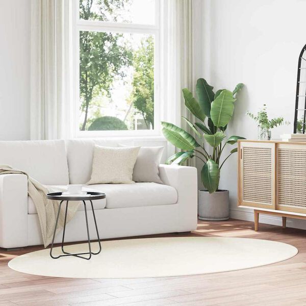 vidaXL Килими за помещение HUARTE Крем 160 x 230 cm 100% полиестер