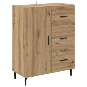 vidaXL Служебен шкаф Дъб 69,5 x 34 x 90 см