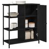 vidaXL Служебен шкаф Черния дъб 70 x 30 x 80 см