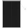 vidaXL Венецианска щора Черен 150 x 90 cm 25 mm ПВЦ