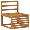 vidaXL Комплект дивани за открито 7 pcs Естествен
