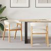 vidaXL Обедени столове 2 pcs Естествен 54 x 57 x 73 см
