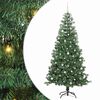 vidaXL Коледно дърво Зелен 240 cm ПВЦ