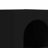 vidaXL Нощно шкафче Черно 29,5 x 33,5 x 50 см Инженерно дърво