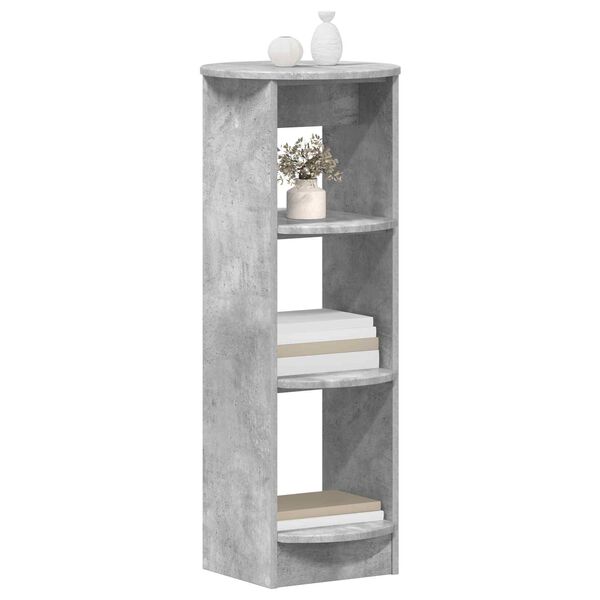 vidaXL Страничен шкаф Бетонно Сиво 40 x 40 x 100 cm