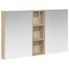 vidaXL Комплект шкафове за баня 3 бр. 100 x 10,5 x 60,5 см