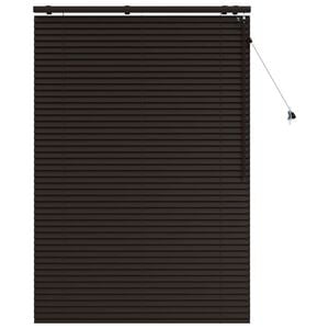 vidaXL Венецианска щора Тъмен кафяв 115 x 160 см 35 mm