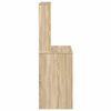 vidaXL Бюро с рафтове, сонома дъб, 100x45x140 см, инженерно дърво