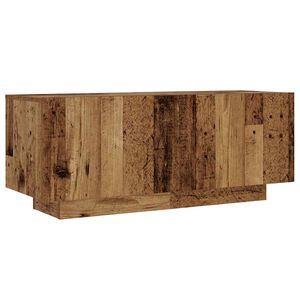 vidaXL Нощно шкафче, старо дърво, 100x35x40 см, инженерно дърво