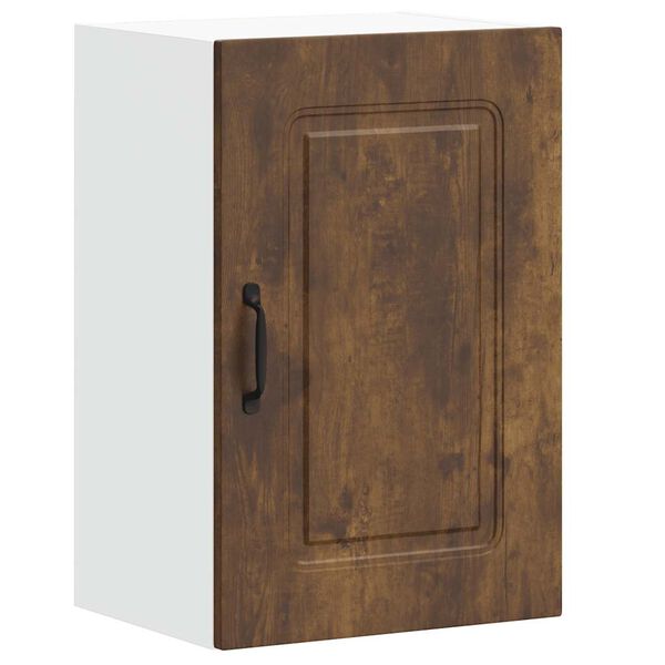 vidaXL Кухненски стенен шкаф, Kalmar, опушен дъб, инженерно дърво